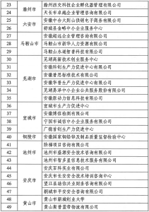 2023年度安徽省中幼企业公共服务示范平台组织推荐